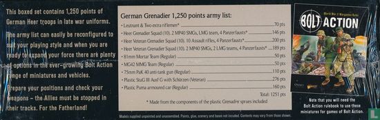 German Grenadiers Bolt Action Starter Army - Afbeelding 2
