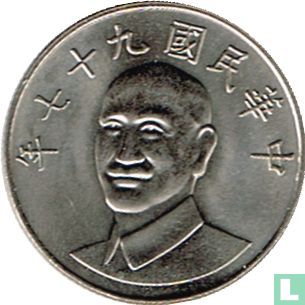 Taiwan 10 Yuan 2008 (Jahr 97) - Bild 1