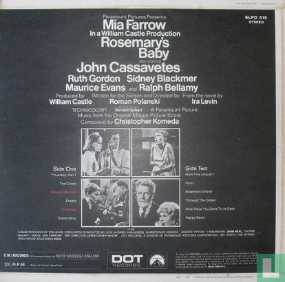 Rosemary's Baby (Music from the Motion Picture Score) - Afbeelding 2