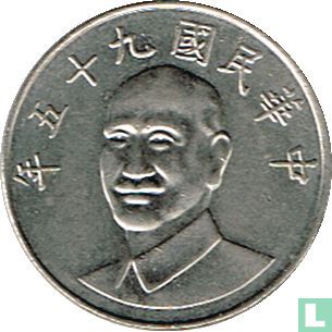 Taiwan 10 yuan 2006 (jaar 95) - Afbeelding 1