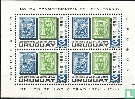 100 ans de chiffres sur les timbres - Image 1