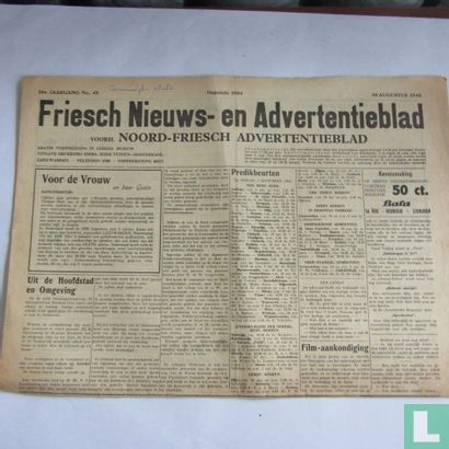 Friesch nieuws- en Advertentieblad 48 - Afbeelding 1