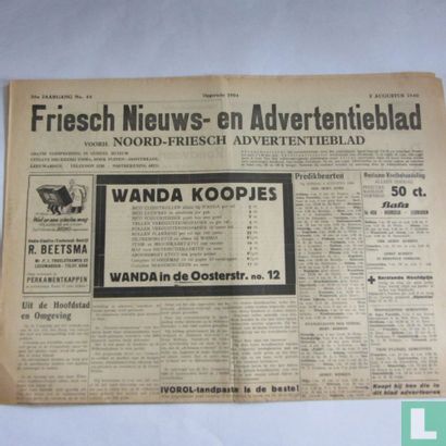 Friesch nieuws- en Advertentieblad 44 - Image 1