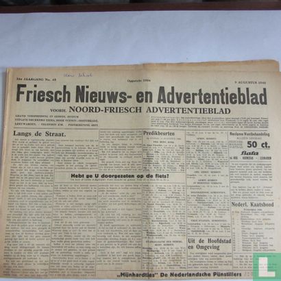 Friesch nieuws- en Advertentieblad 45 - Image 1