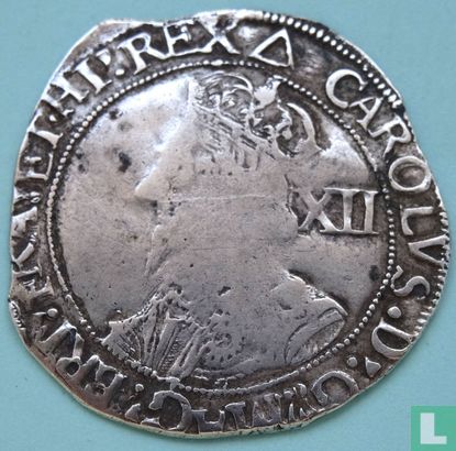 England 1 shilling 1639-1640 - Image 1