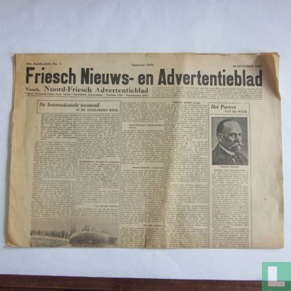 Friesch nieuws- en Advertentieblad 4 - Afbeelding 1
