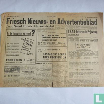 Friesch nieuws- en Advertentieblad 6 - Afbeelding 1