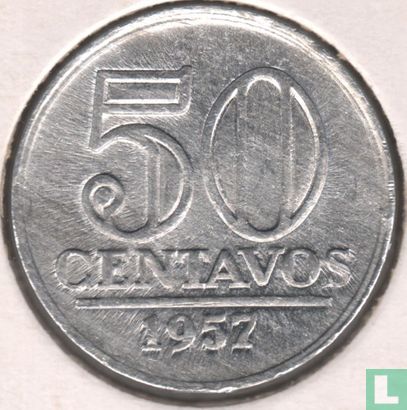 Brazilië 50 centavos 1957 - Afbeelding 1