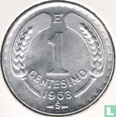 Chile 1 centesimo 1963 - Image 1