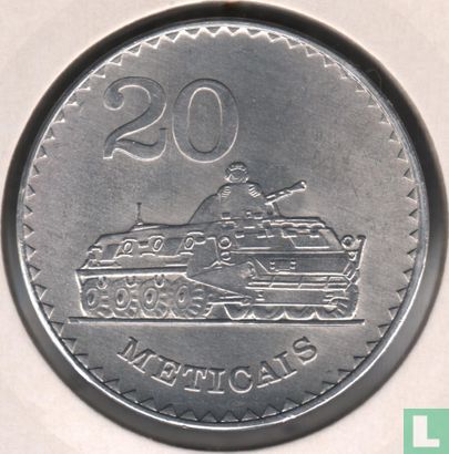 Mosambik 20 Meticais 1986 - Bild 2
