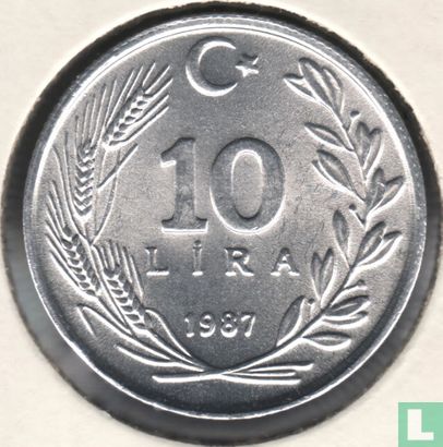 Türkei 10 Lira 1987 - Bild 1