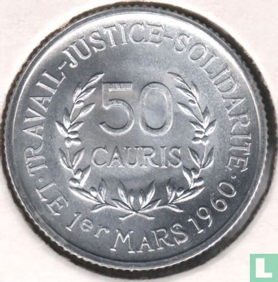 Guinea 50 cauris 1971 - Image 2