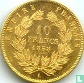 Frankreich 10 Franc 1858 (A) - Bild 1