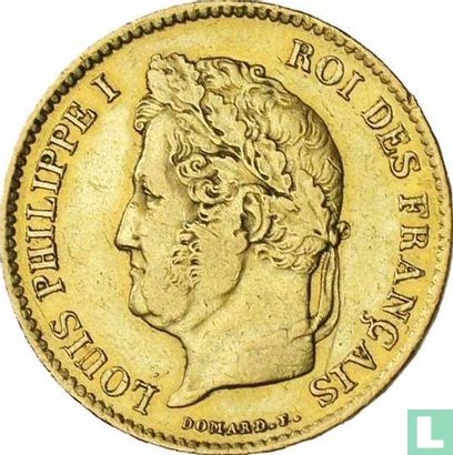 France 40 francs 1838 - Image 2