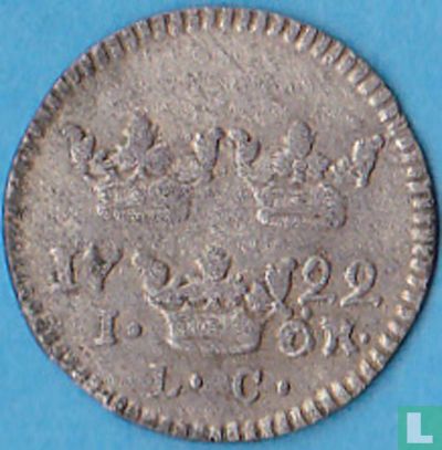 Zweden 1 öre 1722 - Afbeelding 1