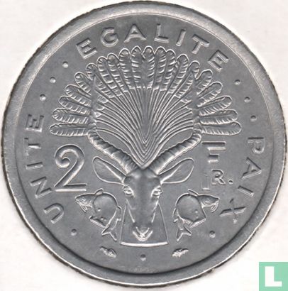 Djibouti 2 francs 1977 - Image 2