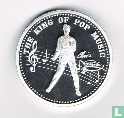 Elvis Presley King of POP zilverkleurige herdenkingsmunt - Bild 2