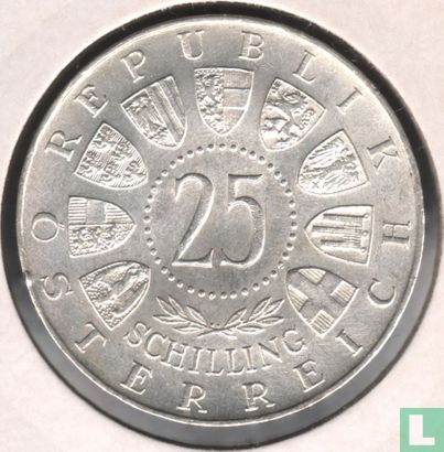 Österreich 25 Schilling 1961 "40th anniversary of Burgenland" - Bild 2