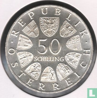 Oostenrijk 50 schilling 1965 "600th anniversary Vienna University" - Afbeelding 2
