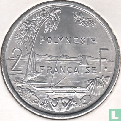 French Polynesia 2 francs 1975 - Image 2