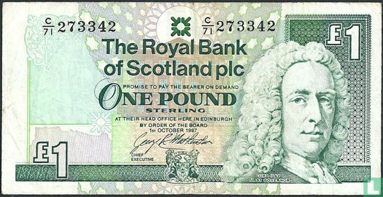 Schotland 1 Pound Sterling 1997 - Afbeelding 1