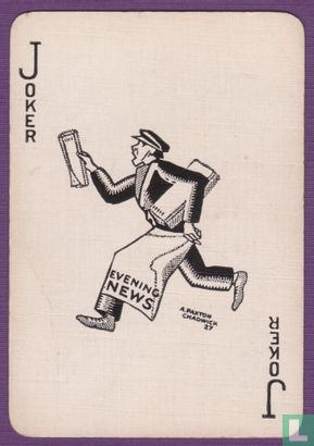 Joker, United Kingdom, Manchester Evening News, Speelkaarten, Playing Cards - Image 1