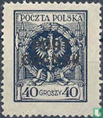 Eagle, with overprint Port Gdansk