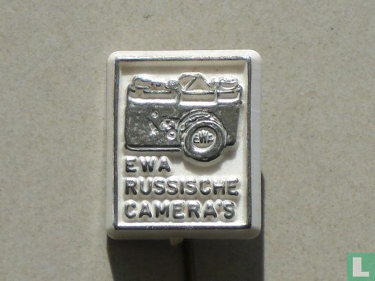 E.W.A. Russische Camera's (zilver op wit)