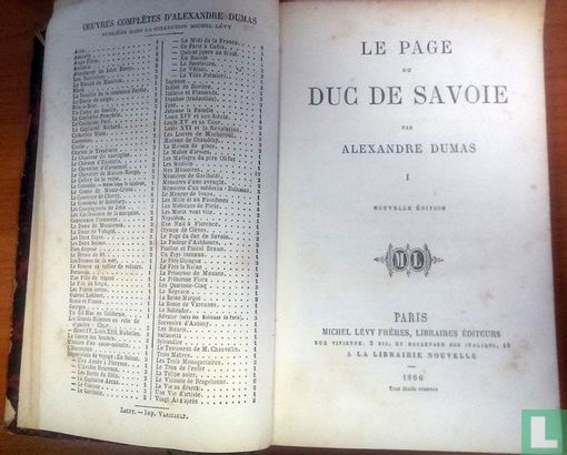 Le page du duc de Savoie - Bild 1