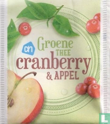 Groene thee cranberry & appel  - Afbeelding 1