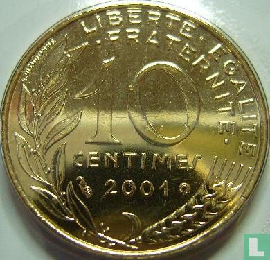 France 10 centimes 2001 - Image 1