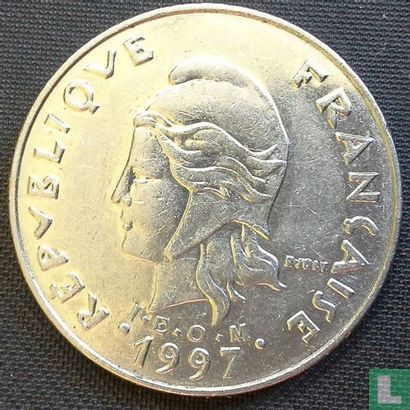 Frans-Polynesië 20 francs 1997 - Afbeelding 1