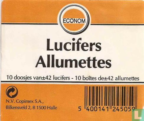Lucifers - Allumettes - Econom