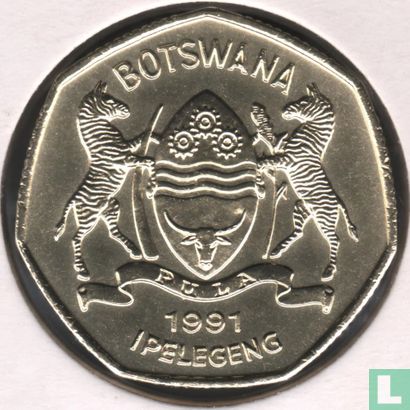 Botswana 1 pula 1991 - Image 1