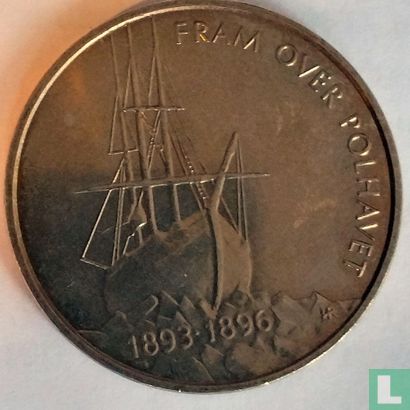 Norway 5 kroner 1996 "100th anniversary of Fridtjof Nansen's Arctic expedition" - Image 2