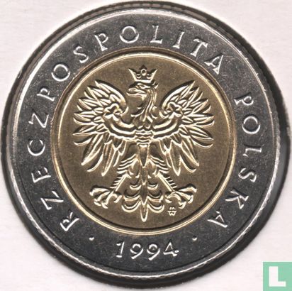 Polen 5 Zlotych 1994 - Bild 1