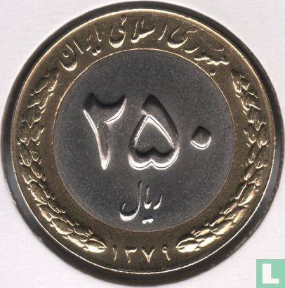 Iran 250 rials 2000 (SH1379) - Image 1
