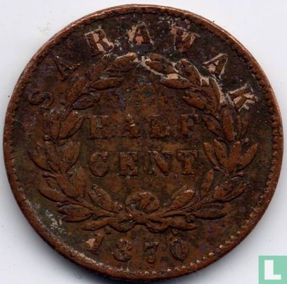 Sarawak ½ cent 1870 - Image 1