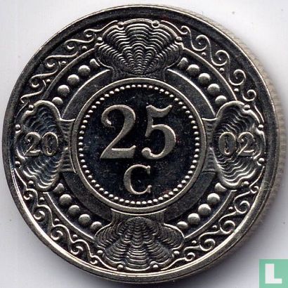 Antilles néerlandaises 25 cent 2002 - Image 1
