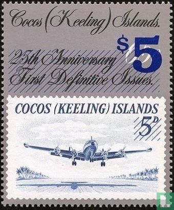 Super Constellation with blue overprint