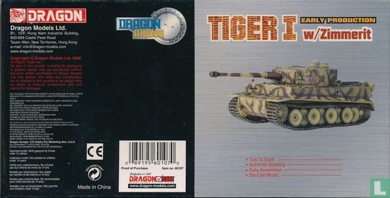 Tiger I frühe Produktion w / Zimmerit