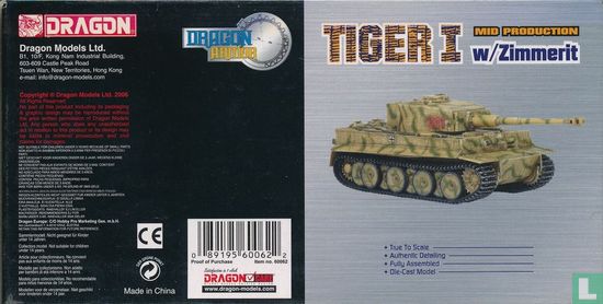 Tiger I Mid Produktion w / Zimmerit