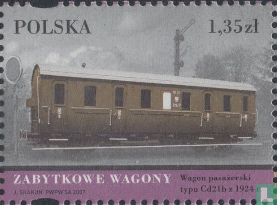 Historic railway carriages
