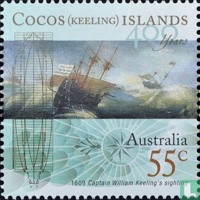 400 years discovery Cocos Islands