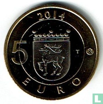Finlande 5 euro 2014 "White-tailed eagle of Aland" - Image 1