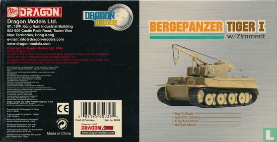 Bergepanzer Tiger I w / Zimmerit