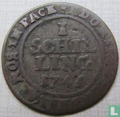 Zürich 1 schilling 1745 - Afbeelding 1