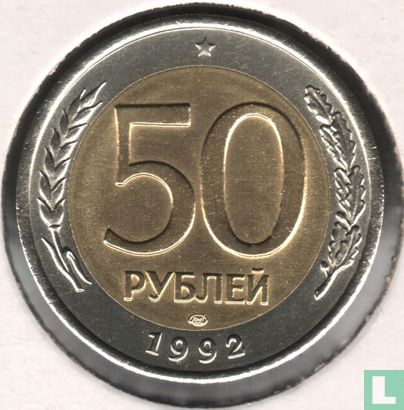 Rusland 50 roebels 1992 (IIMD) - Afbeelding 1