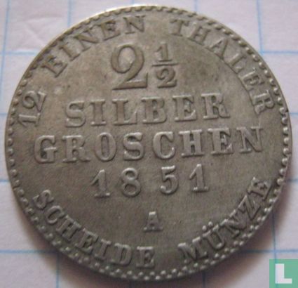 Preußen 2½ Silbergroschen 1851 - Bild 1