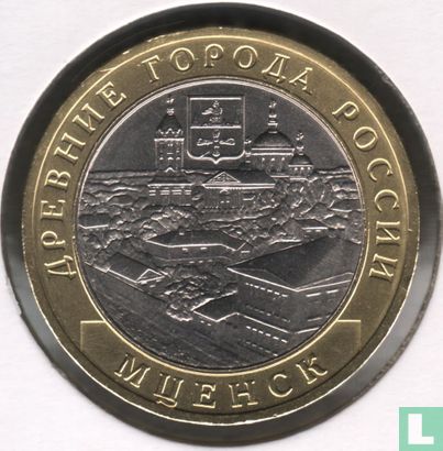 Rusland 10 roebels 2005 "Mtsensk" - Afbeelding 2